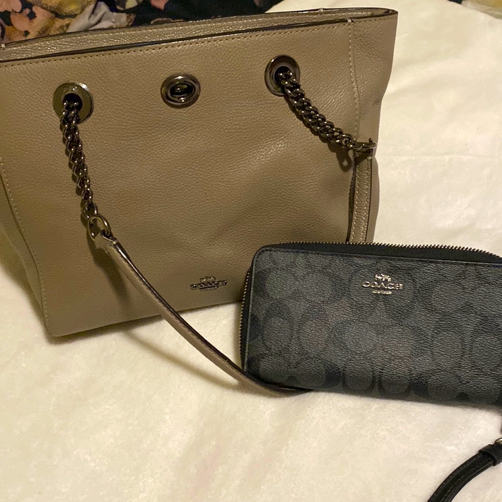 Coach wallet and purse